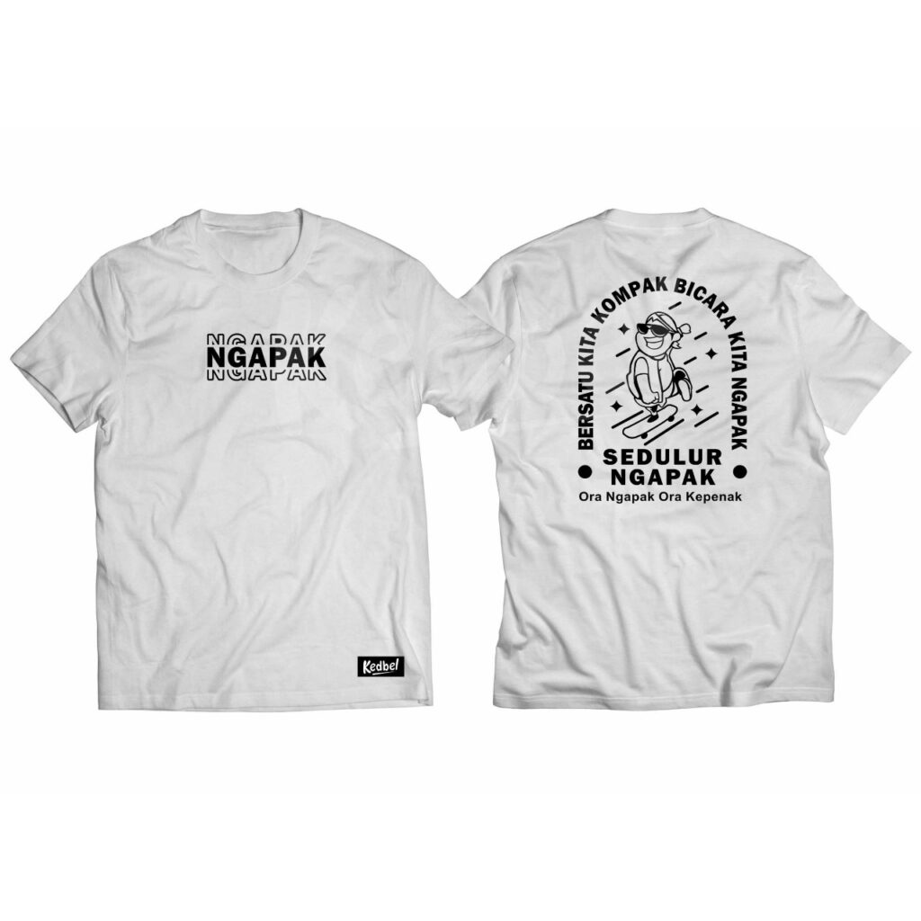 Jual Kaos Ngapak Grosir dan Satuan - KedBel