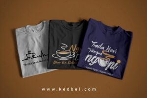 Jual Kaos Distro Keren Tema Kopi Harga 100ribuan