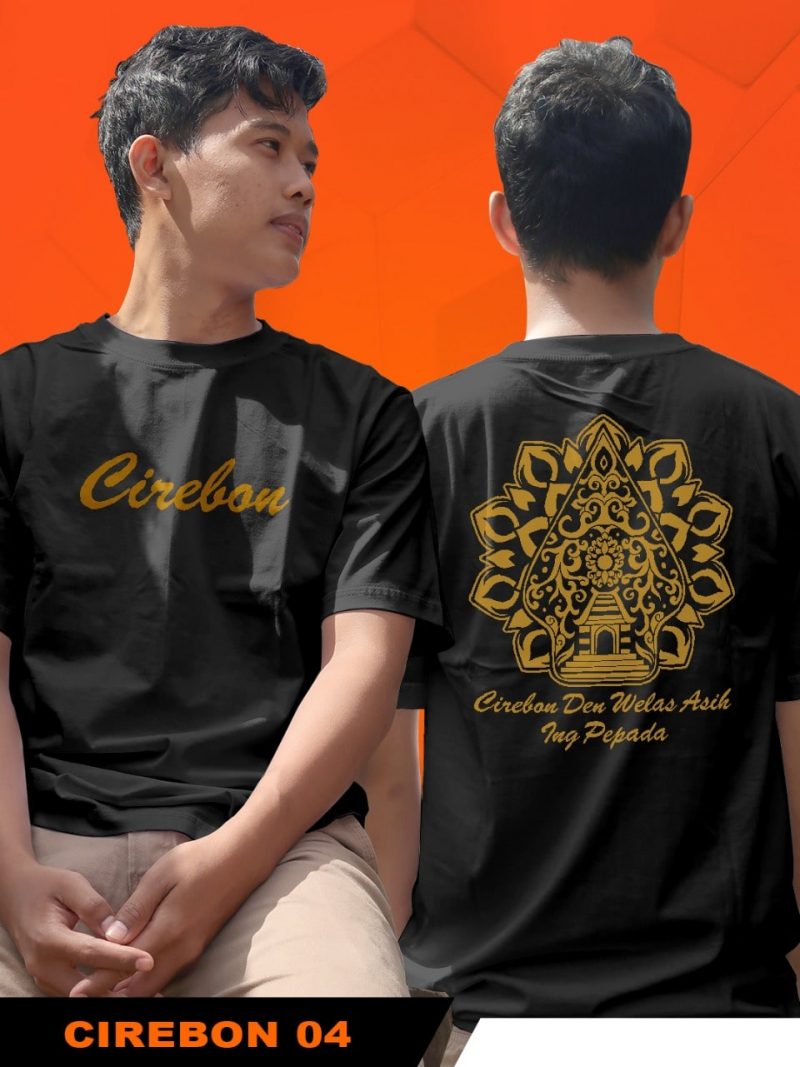 Kaos Cirebon 4 Hitam