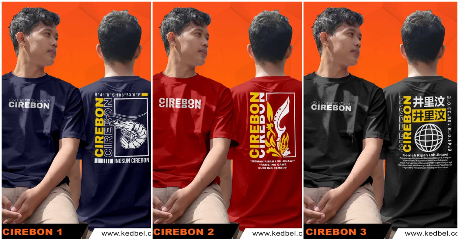 Jual Kaos Cirebon Desain Terbaru dan Kekinian Harga Murah