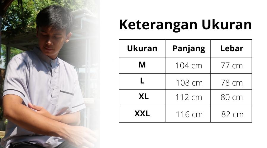 Keterangan Ukuran koko kurta