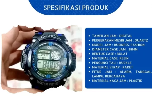 Spesifikasi Jam C-SHcok